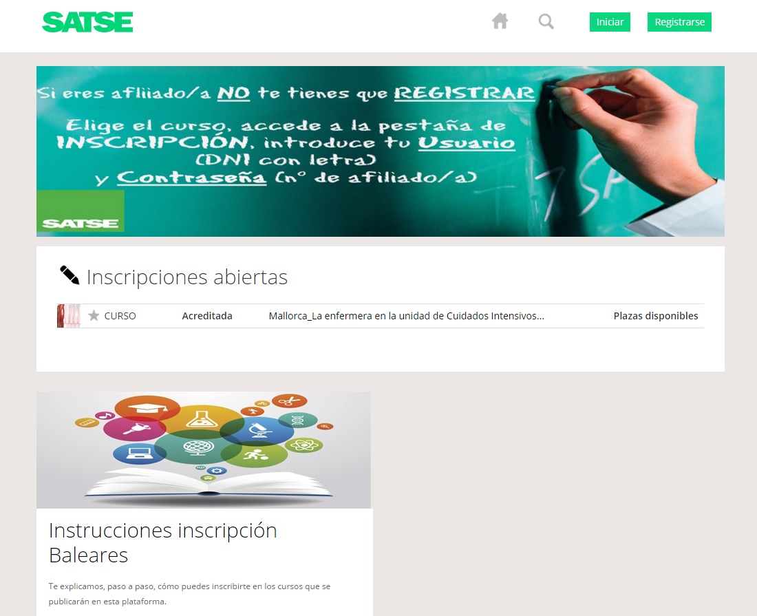 Nueva plataforma cursos