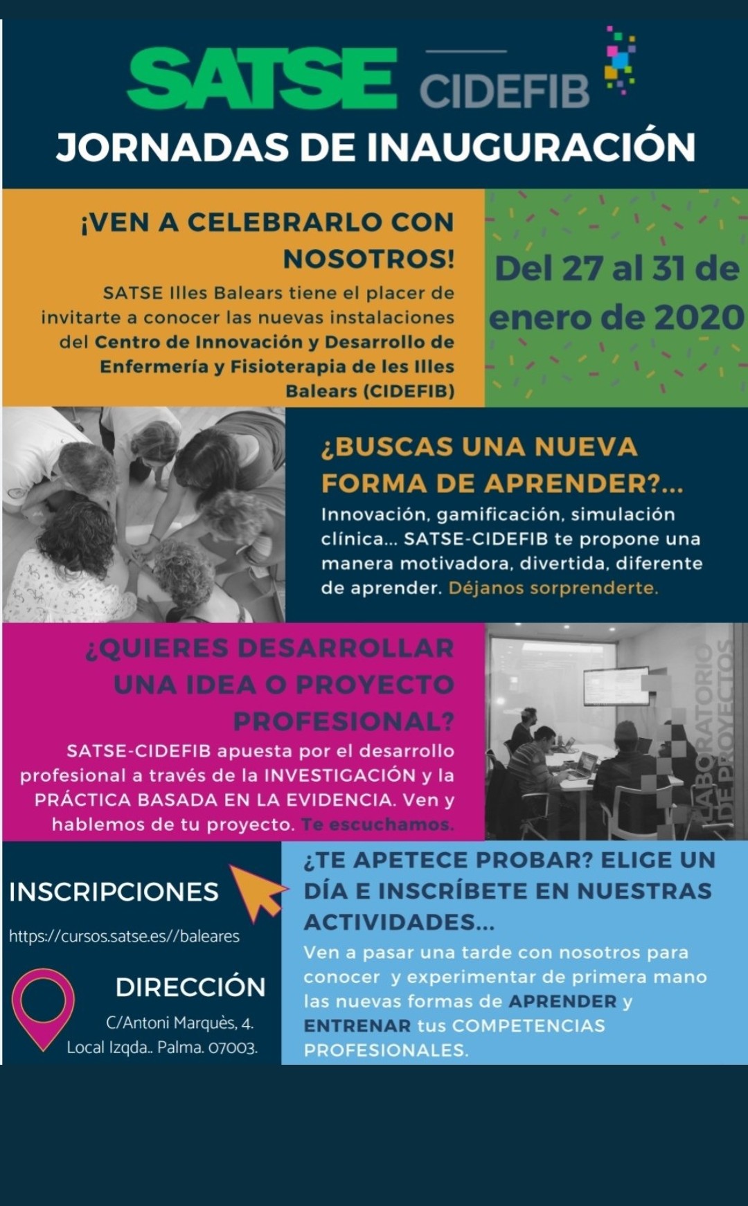 Cartel jornadas inauguración